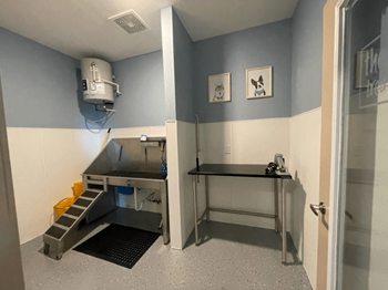 Indoor Pet Wash Room